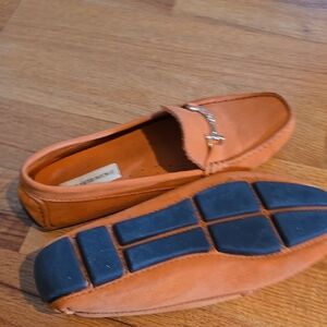 Men's Orange Loafers